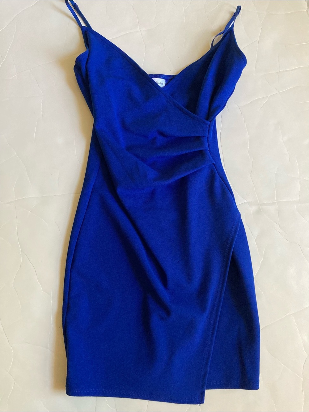 Emerald Sundae homecoming dress blue adjustable straps XS